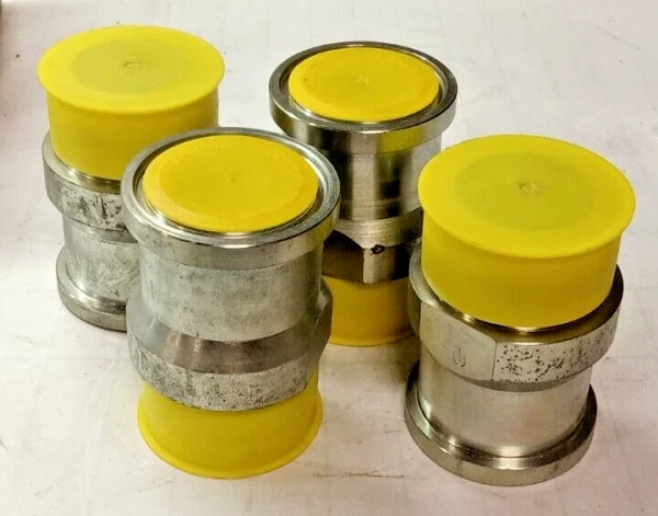4) NEW PARKER TRIPLE-LOK HYDRAULIC STRAIGHT CONNECTOR XHQ2-S LOT OF 4