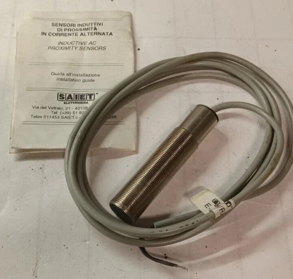NEW SAIET INDUCTIVE AC PROXIMITY SENSOR 24-220 V SUPPLY N.O E-A2TM/RA