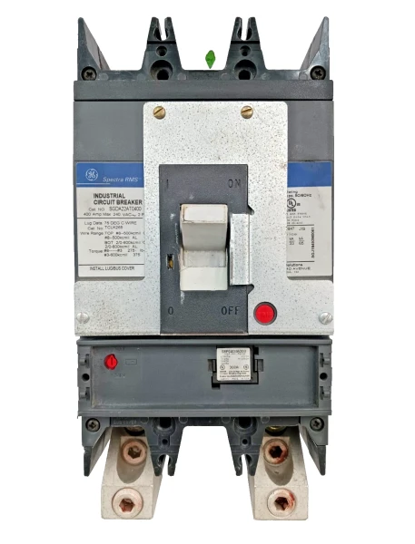 GE 400 Amp Circuit Breaker With 300 Amp Trip Plug 2 Pole 240 VAC SGDA22AT0400