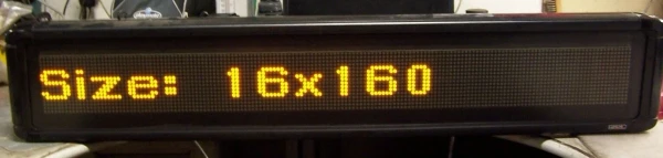 INVOA CFM16.160S-IP LIGHTLINK LED DISPLAY SIGN 16X160 120/240 VAC