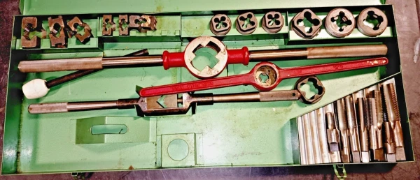 Greenfield Little Giant Tap And Die Set *Missing A Few Items, See Photos.*