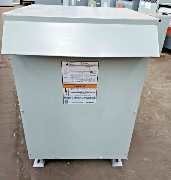 Jefferson 50 Kva 1 Phase Transformer 240 x 480 HV 120/240 LV 421-7225-000 3R