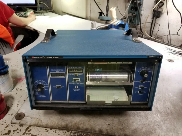 ESTERLINE ANGUS S-22904-1 MINISERVO POWER SUPPLY DEMAND RECORDER W/ ACCESSORIES
