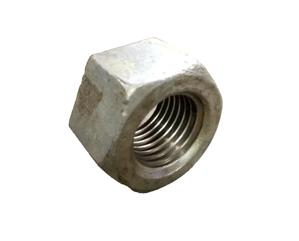 New 2" Galvanized Finished Hex Nuts Grade 2 Steel 2"-4-1/2