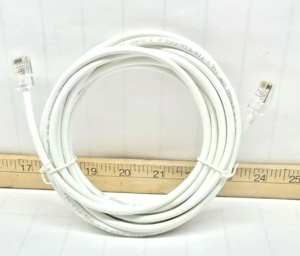NEW ACUITY 15 FOOT CAT5E PRETERMINATED ETHERNET PATCH CABLE 24AWG 350MHZ RJ45