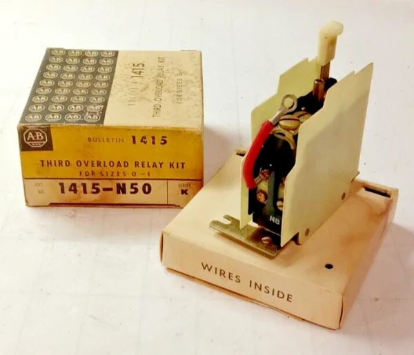 NEW ALLEN BRADLEY THIRD OVERLOAD RELAY KIT 1415-N50