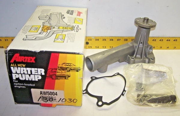 NEW AIRTEX WATER PUMP & GASKET FOR 76-87 CHEVROLET/PONTIAC 1.4L/1.6L/1.8L AW5004
