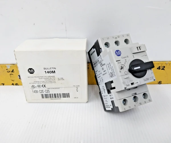 New Allen-Bradley Motor Protector / Circuit Breaker 18 - 25 Amps 140M-C2E-C25