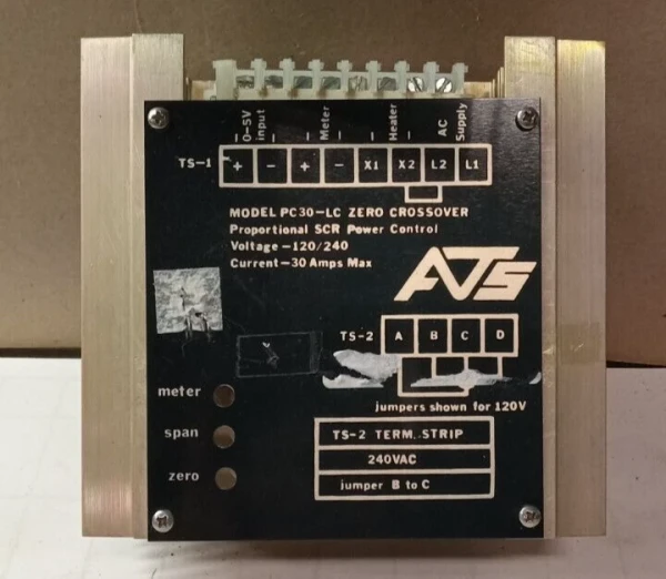 NEW ATS PROPORTIONAL SCR POWER CONTROL MODULE 120/240 VAC 30 AMP PC30-LC