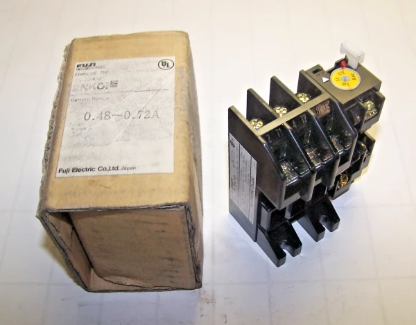 New Fuji Thermal Overload Relay 0.48 - 0.72 Amp 2NK0FE TYPE TK-1SN/UD