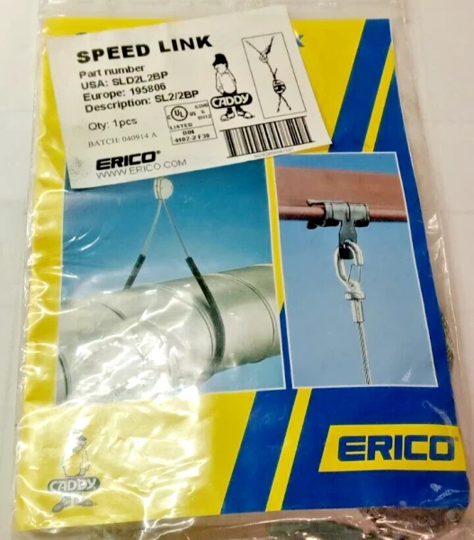 NEW ERICO CADDY FASTENERS SPEED LINK SLD2L2BP