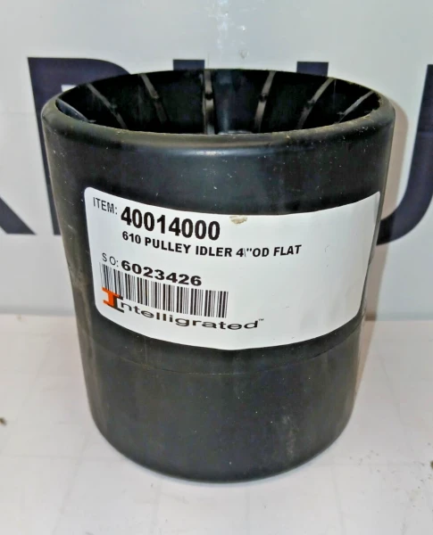 NEW INTELLIGRATED 610 PULLEY IDLER 4"\PD FLAT 40014000