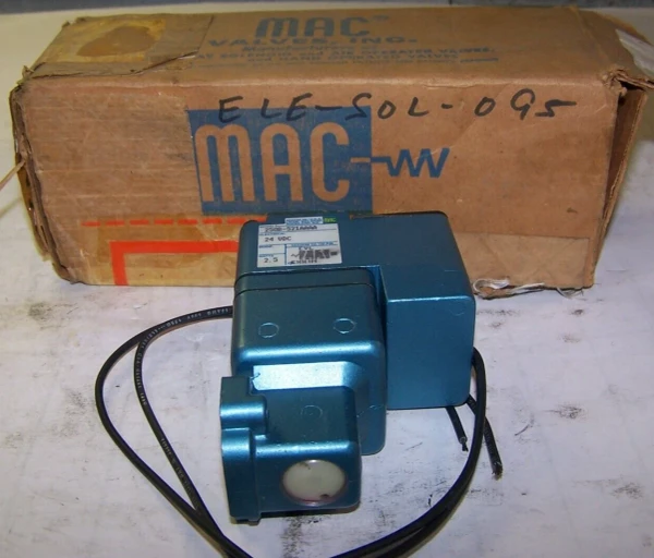 NEW MAC 24 VDC 2.5 WATT SOLENOID VALVE ASSEMBLY 250B-521AAAA