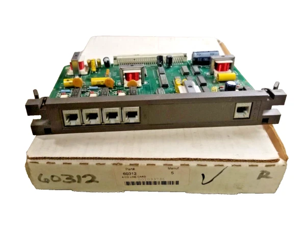 NEW LUCENT AVAYA 4 CO LINE CARD 60312