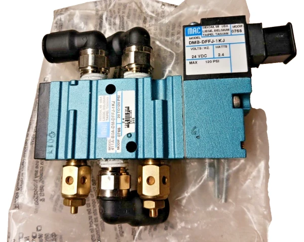 NEW MAC AIR VALVE 20 TO 120 PSI 24 VDC 411A-B0A-DM-DFFJ-1KJ / DMB-DFFJ-1KJ