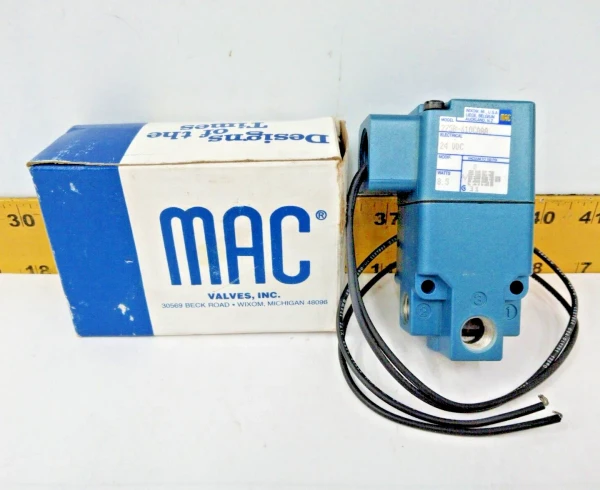 New MAC Solenoid Valve 150 PSI 24 VDC Coil 275B-610CAAA