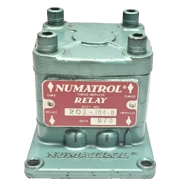 New Numatrol Timed Impulse Relay 201-104-B & Valve RA3-0101