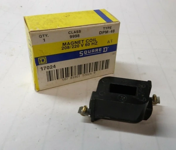 NEW SQUARE D 208 / 220 VAC 60 Hz LIGHTING CONTACTOR MAGNET COIL 9998 DPM-48