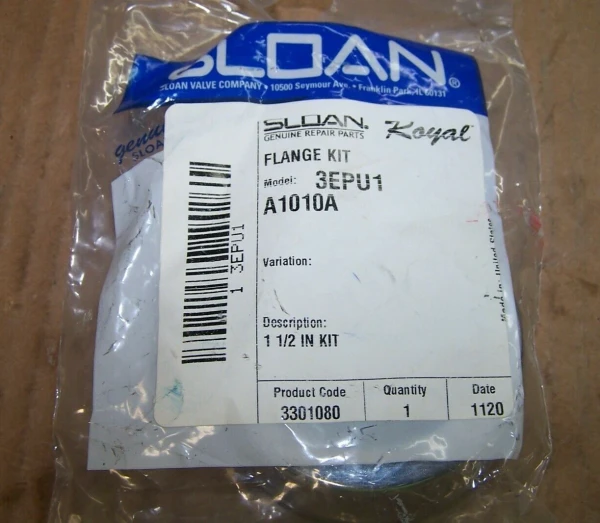NEW SLOAN 3EPU1 SPUD COUPLING ASSEMBLY ROYAL SERIES FLUSH VALVES 1 1/2" KIT