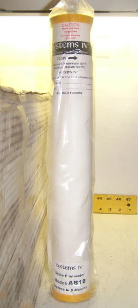 NEW SYSTEMS IV AB16 INLINE WATER TREATMENT SYSTEM FILTER SCALE ELIMINATOR 125PSI