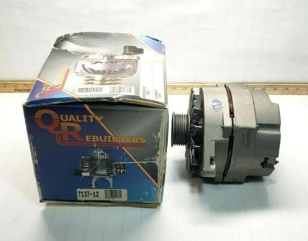 QUALITY REBUILDERS REMAN ALTERNATOR FOR 79-82 CENTURY REGAL FIREBIRD 7137-12