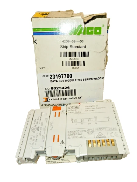 NEW WAGO 750-613 DATA BUS MODULE INTELLIGRATED 23197700