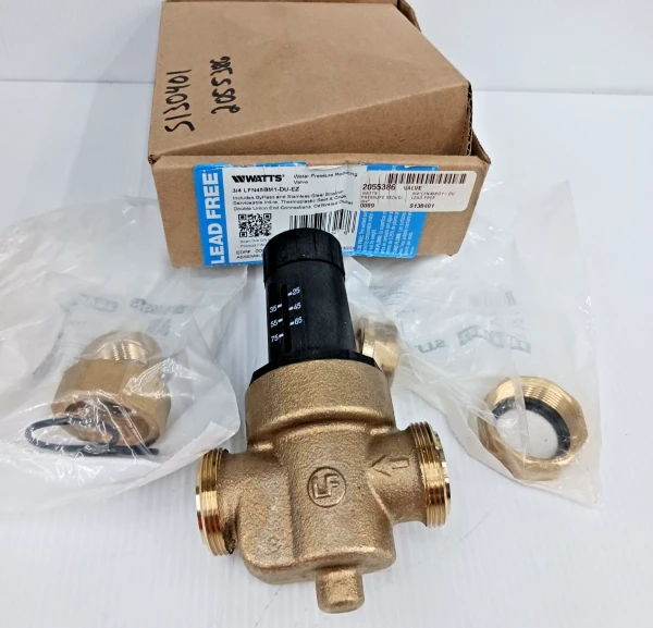 New Watts 3/4" Bronze Water Reducing Valve LFN45BM1-DU-EZ *LEAD FREE*