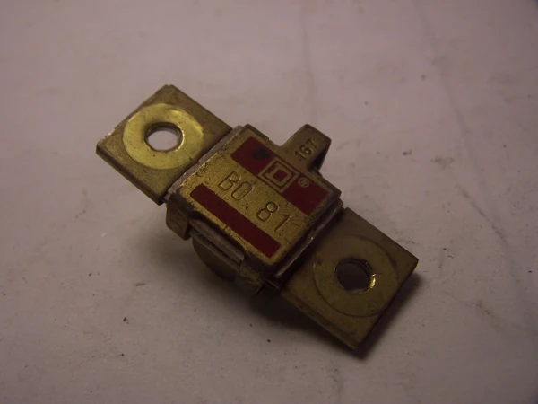 SQUARE D B STYLE OVERLOAD HEATER ELEMENT SIZE B0.81