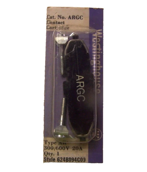 WESTINGHOUSE ARGC CONTACT CARTRIDGE TYPE AR 20 AMP 300/600 VAC 624B094G09