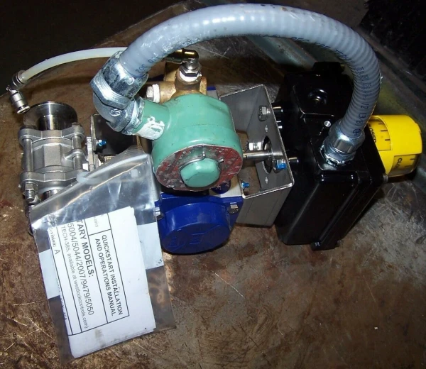 VNE 1" STAINLESS STEEL PNEUMATIC ACTUATED BALL VALVE 1000WOG DN25 PN63SR