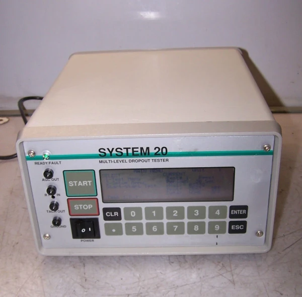 SYSTEM 20 MULTI-LEVEL DROPOUT TESTER 90-264 VAC 1 AMP MODEL VTT-100
