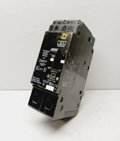 New Square D 40 Amp Bolt-On Circuit Breaker 2 Pole 480Y/277 VAC EGB24040