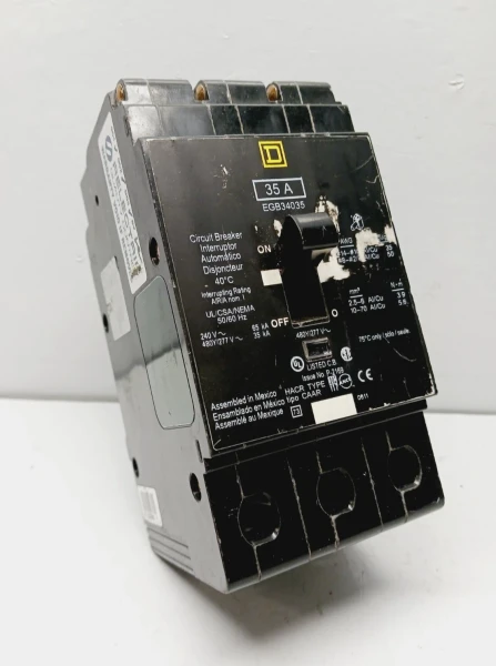 Square D 35 Amp Bolt-On Circuit Breaker 3 Pole 480Y/277 VAC EGB34035