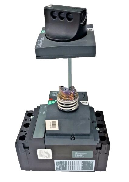 Square D 60 Amp Circuit Breaker W/ Rotary Handle 3 Pole 600 VAC HLL36060LV