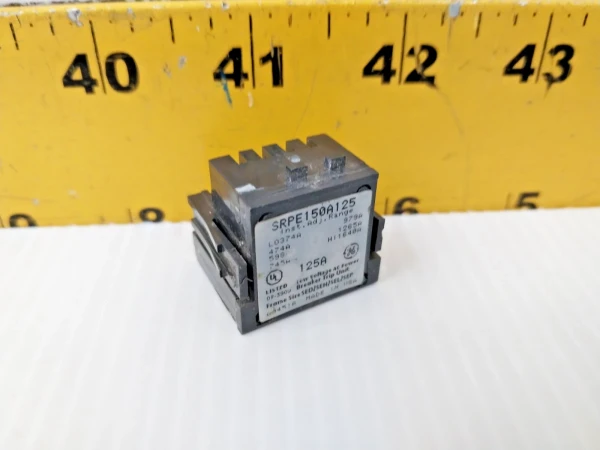 GE 125 Amp Rating Plug For SED/SEH/SEL/SEP Circuit Breakers SRPE150A125