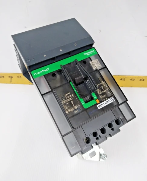 New Square D PowerPacT 80 Amp I-Line Circuit Breaker 3 Pole 600Y/347V BJA36080YP
