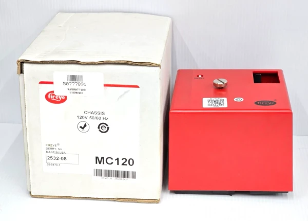 New Fireye Modular M Series II Burner Control Chassis 120 VAC 50/60 HZ MC120