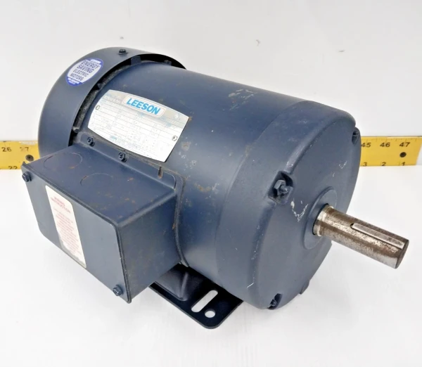 New Leeson 2 HP AC Electric Motor 208-230/460 VAC 1725 RPM C6T17FB119A
