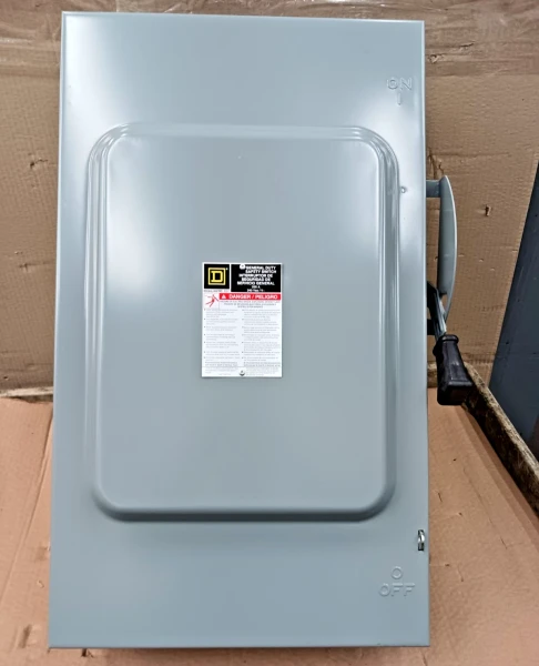 New Square D 200 Amp Non-Fusible Safety Disconnect Switch 240 VAC DU324