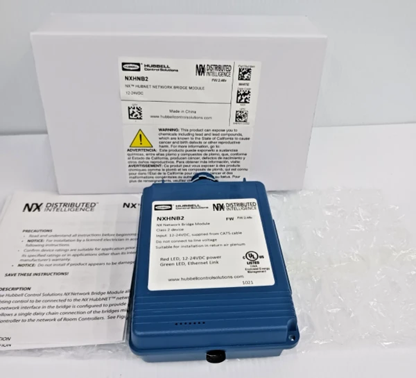 New Hubbell NX NXHNB2 Hubnet Network Bridge Module 12-24 Vdc