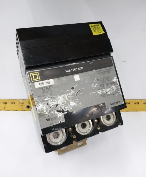 Square D 400 Amp I-Line Sub-Feed Lug 600 VAC 3 Pole SL400 (#2)