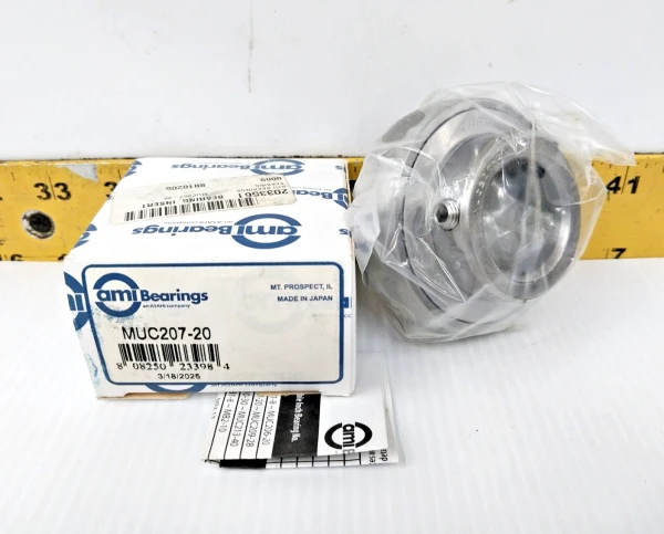 New ami Bearings Stainless Steel Bearing Insert 1-1/4" Bore MUC207-20