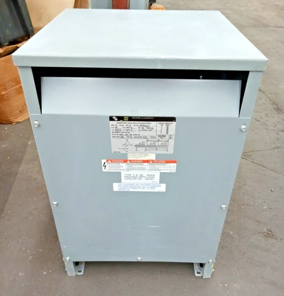 Square D 30 Kva 3 Phase Transformer 480 ▲HV 208y/120 Lv 30T3HFISCUNLP Copper #27