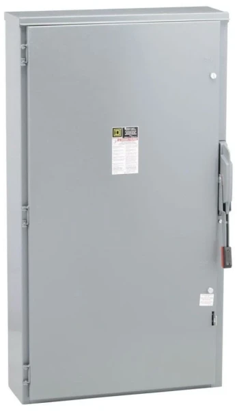 New Square D 400 Amp Non-Fusible Safety Disconnect Switch HU365R 3R Outdoor 600V