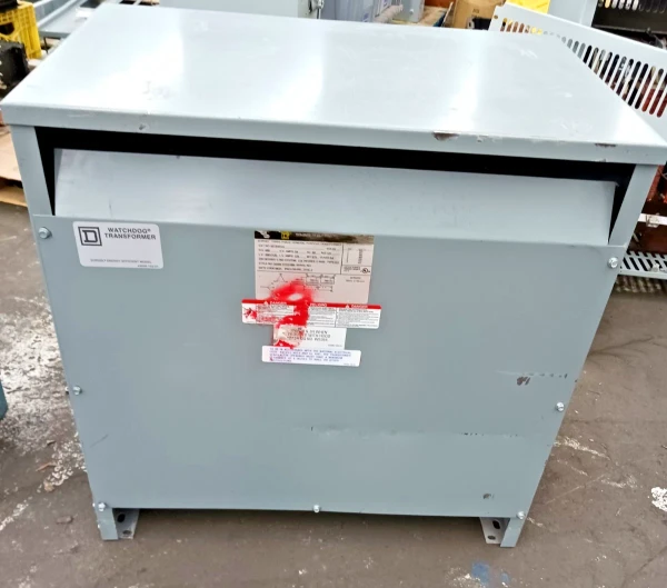 Square D 45T3HFCU 45 Kva Transformer 480 HV ▲ 208Y/120 LV 3 Phase Copper Core 27