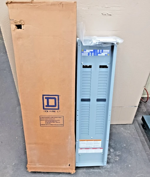 New Square D 225 A Main Lug Panelboard Insert 240 Vac 3PH 4W NQOD454L225CU