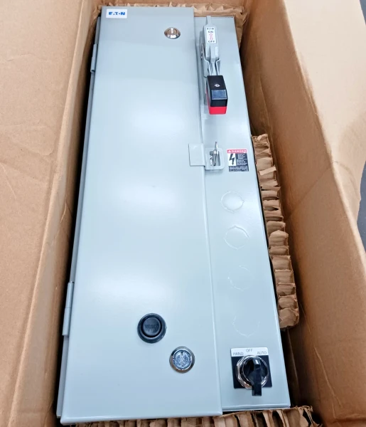 New Eaton Size 0 Combination Fusible Motor Starter 120V Coil ECN1601AHC