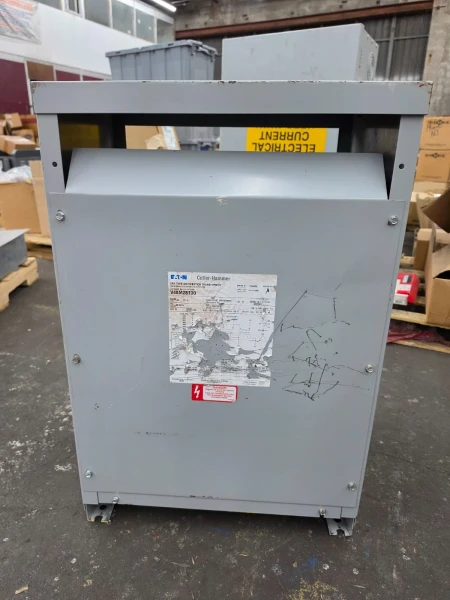 Eaton 30 KVA Transformer 480▲ x 208Y/120 VAC 3 Phase Dry Type V480M28T30