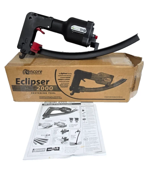New Encore Hartco Eclipser 2000 Light Weight Pneumatic Fastening Tool 2000-1929
