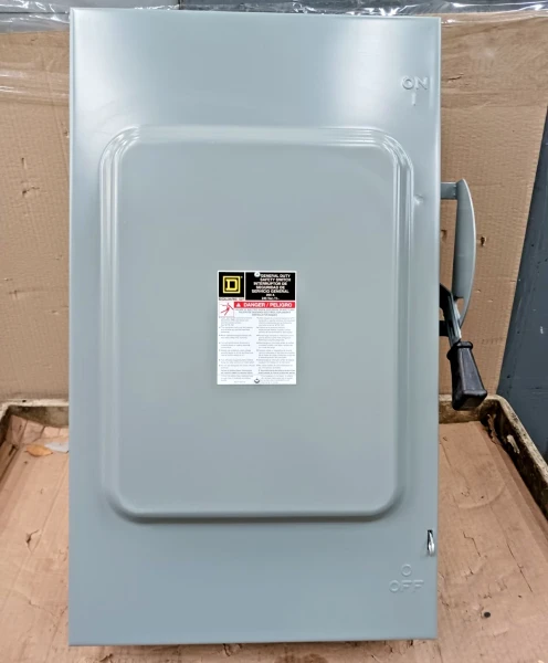 Square D 200 Amp Non-Fusible Safety Disconnect Switch 240 VAC DU324